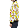 Farm Chicken Hen Chick Pattern Print Men's Bomber Jacket-grizzshop