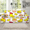 Farm Chicken Hen Chick Pattern Print Sofa Covers-grizzshop