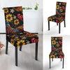 Farm Chicken Hen Flower Pattern Print Chair Cover-grizzshop