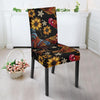 Farm Chicken Hen Flower Pattern Print Chair Cover-grizzshop