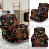 Farm Chicken Hen Flower Pattern Print Recliner Cover-grizzshop