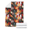 Farm Chicken Hen Pattern Print Blanket-grizzshop