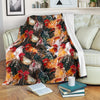 Farm Chicken Hen Pattern Print Blanket-grizzshop