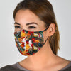 Farm Chicken Hen Pattern Print Face Mask-grizzshop