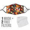 Farm Chicken Hen Pattern Print Face Mask-grizzshop