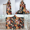 Farm Chicken Hen Pattern Print Hooded Blanket-grizzshop