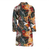 Farm Chicken Hen Pattern Print Men Long Robe-grizzshop