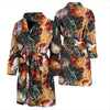 Farm Chicken Hen Pattern Print Men Long Robe-grizzshop