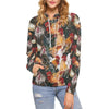 Farm Chicken Hen Pattern Print Women Pullover Hoodie-grizzshop