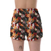 Farm Chicken Hen Pattern Print Women's Shorts-grizzshop