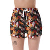 Farm Chicken Hen Pattern Print Women's Shorts-grizzshop