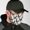 Farm Chicken Pattern Print Face Mask-grizzshop