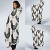 Farm Chicken Pattern Print Hooded Blanket-grizzshop