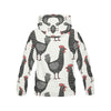 Farm Chicken Pattern Print Men Pullover Hoodie-grizzshop