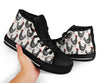 Farm Chicken Pattern Print Men Women's High Top Shoes-grizzshop