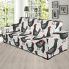 Farm Chicken Pattern Print Sofa Covers-grizzshop