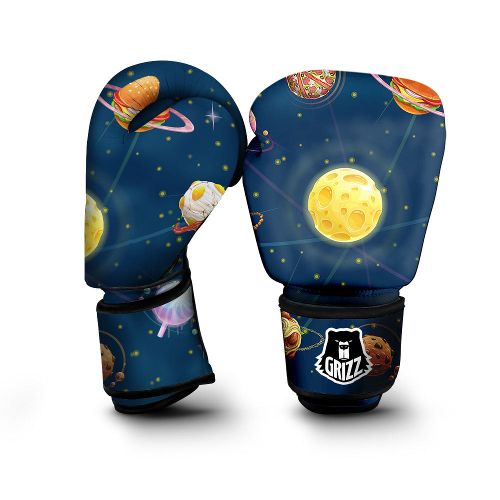 Fast Food Planets Set Print Boxing Gloves-grizzshop
