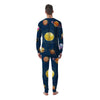 Fast Food Planets Set Print Men's Pajamas-grizzshop