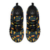 Fastfood Navy Doodle Print Pattern Black Sneaker-grizzshop