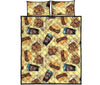 Load image into Gallery viewer, Fastfood Pattern Print Bed Set Quilt-grizzshop