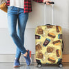 Fastfood Pattern Print Luggage Cover Protector-grizzshop