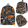 Fastfood Print Pattern Backpack-grizzshop