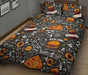 Load image into Gallery viewer, Fastfood Print Pattern Bed Set Quilt-grizzshop