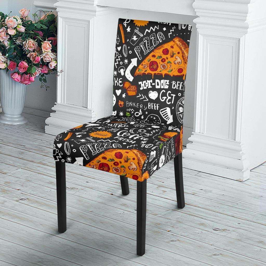 Fastfood Print Pattern Chair Cover-grizzshop