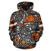 Fastfood Print Pattern Men Women Pullover Hoodie-grizzshop