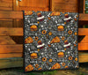 Fastfood Print Pattern Quilt-grizzshop