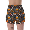 Fastfood Print Pattern Women's Shorts-grizzshop