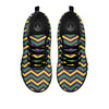 Fat Tuesday Chevron Mardi Gras Print Black Sneaker-grizzshop