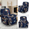 Feather Dream Catcher Blue Boho Recliner Cover-grizzshop