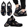 Feather Dream Catcher Boho Pattern Print Black Sneaker Shoes For Men Women-grizzshop