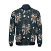 Feather Dream Catcher Boho Pattern Print Men's Bomber Jacket-grizzshop