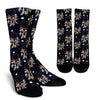 Feather Dream Catcher Boho Pattern Print Unisex Crew Socks-grizzshop