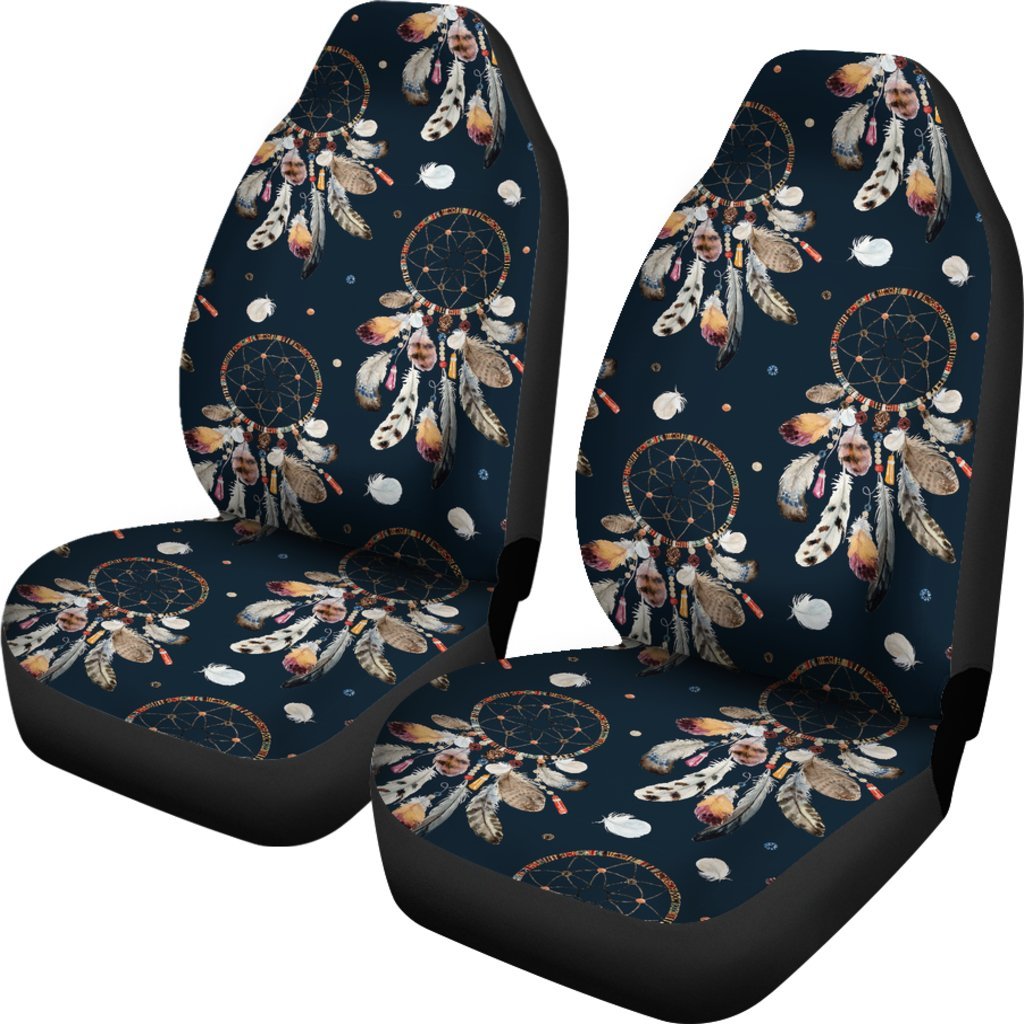 Feather Dream Catcher Boho Universal Fit Car Seat Cover-grizzshop