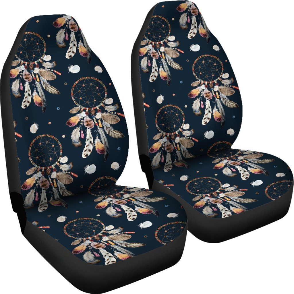 Feather Dream Catcher Boho Universal Fit Car Seat Cover-grizzshop