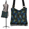 Feather Peacock Pattern Print Crossbody Bags-grizzshop