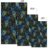 Feather Peacock Pattern Print Floor Mat-grizzshop