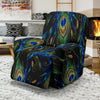 Feather Peacock Pattern Print Recliner Cover-grizzshop