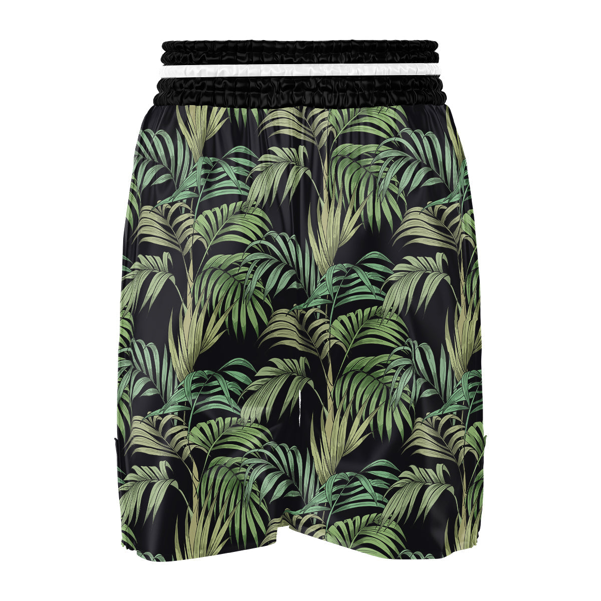 Fern Leaf Tropical Print Pattern Boxing Shorts-grizzshop