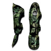 Fern Leaf Tropical Print Pattern Muay Thai Shin Guards-grizzshop