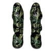 Fern Leaf Tropical Print Pattern Muay Thai Shin Guards-grizzshop