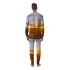 Field Sunrise Print Men's Pajamas-grizzshop