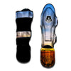 Field Sunrise Print Muay Thai Shin Guards-grizzshop