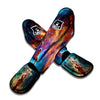 Fiery Universe Nebula Galaxy Space Print Muay Thai Shin Guards-grizzshop