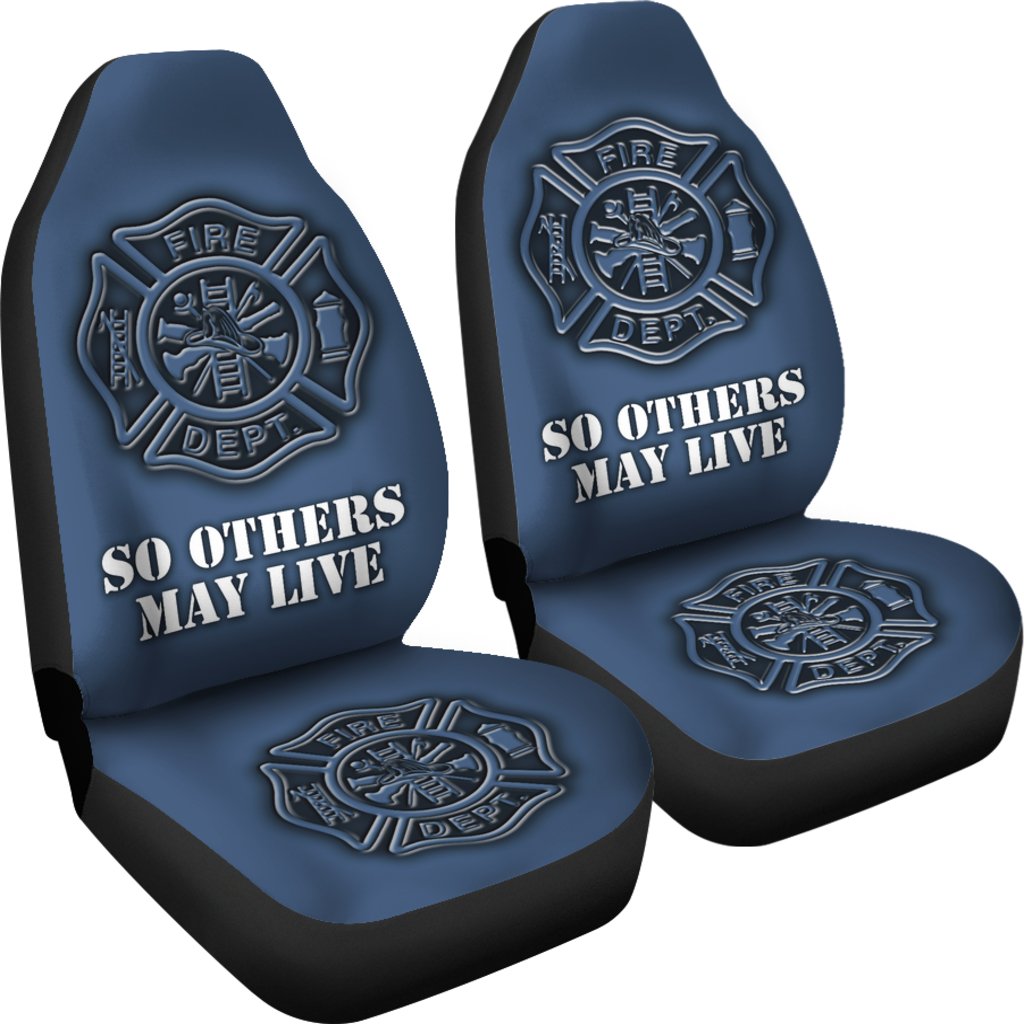 Fire Department Car Seat Covers-grizzshop