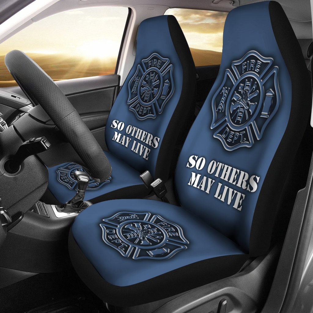 Fire Department Car Seat Covers-grizzshop