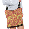 Fire Flame Pattern Print Crossbody bags-grizzshop